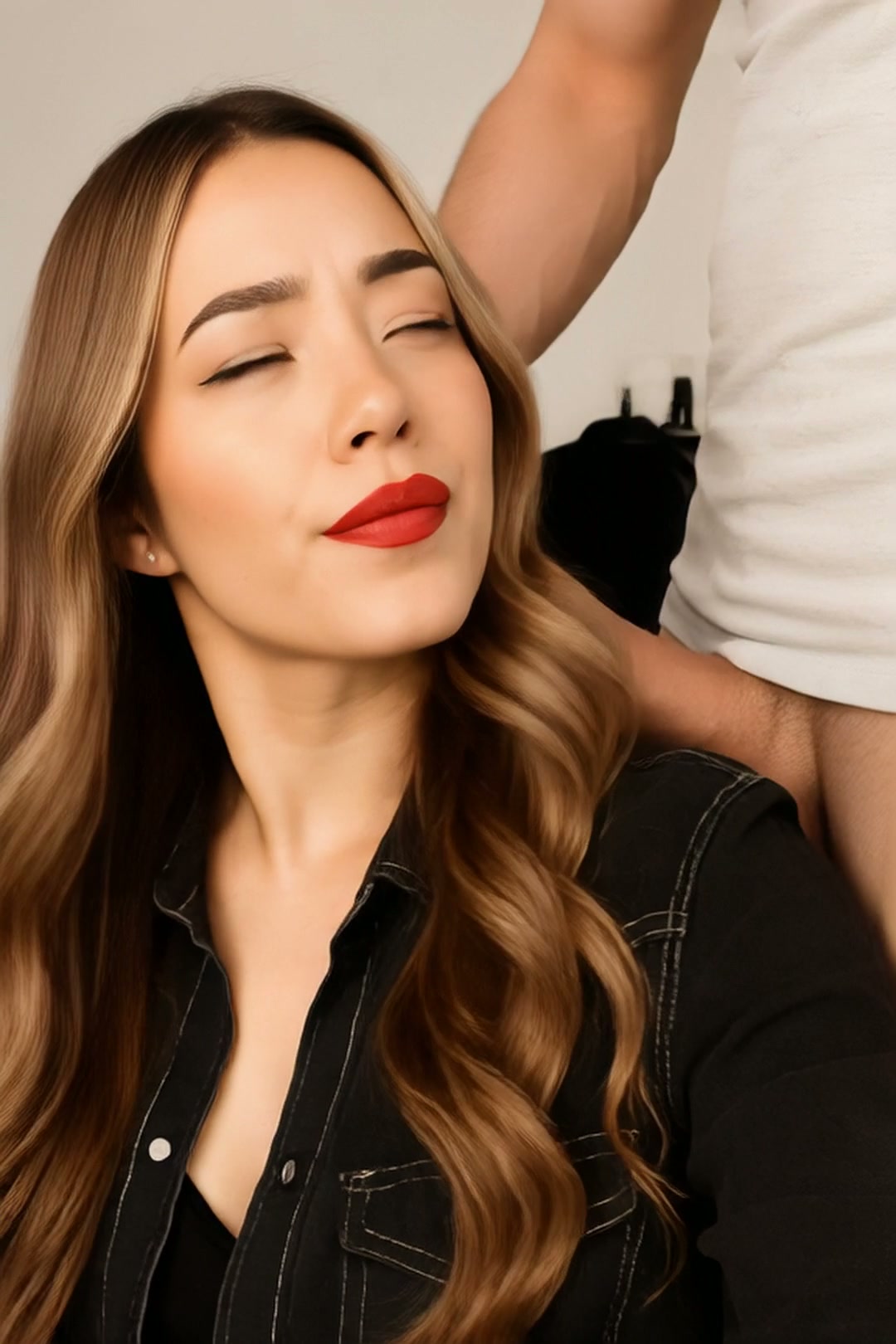 Clara AI blowjob video on Rail Wrecked